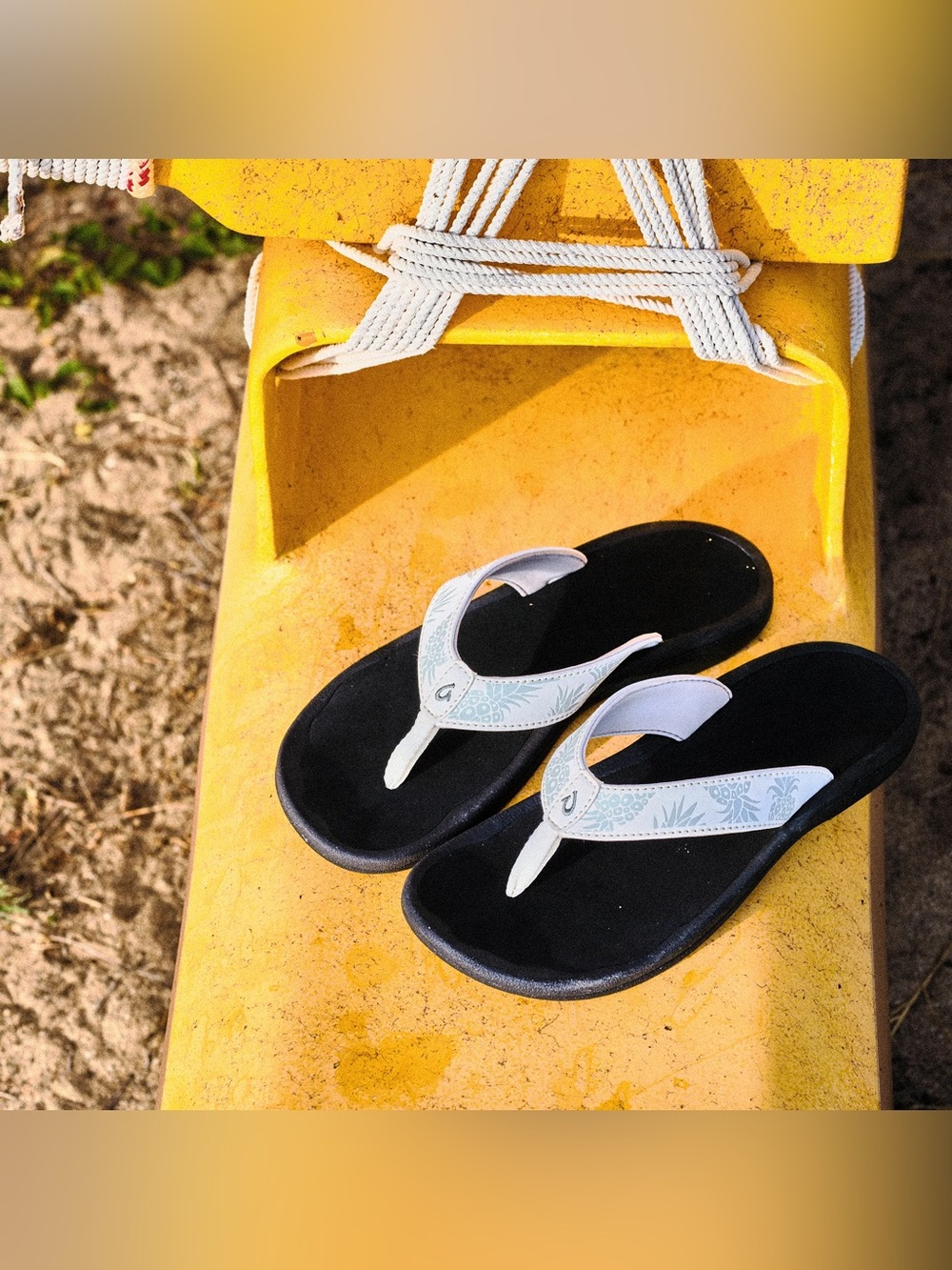 Olukai Ohana Water Friendly Beach Sandals White